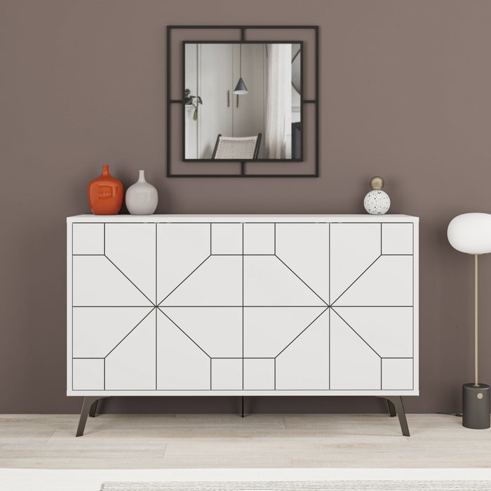 Hanah Home Consola Dune - Blanco